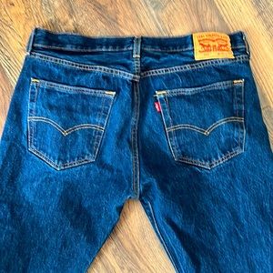 FLAWLESS UNWORN LEVI 501 BUTTON FLY JEANS Tag Reads 36x30 Washed Unworn